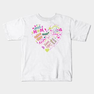 MOM: You're the heart of our Family Kids T-Shirt